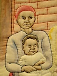 Ken Ellis Shore Family Chicago Artist Quilted Embroidered Painting